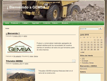 Tablet Screenshot of gemsa.com.mx